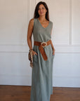BERANE - Stylish Boho Dress - Grey