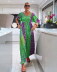 DELISE - Bohemian Dress - Light Green