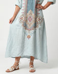 KASSIANI - Ornate Panel Midi Dress