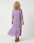 LAVINIA - Printed Tassel Midi Dress