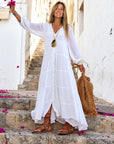 LONERA - Boho Linen Dress