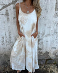 MORGANA - Boho Dress - Beige
