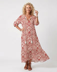 NOELLE - Ornate Tassel Midi Dress