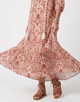 NOELLE - Ornate Tassel Midi Dress