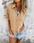 SIRENA - Casual Shirt - Camel