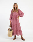 ARLETTE - Long Sleeve Midi Dress