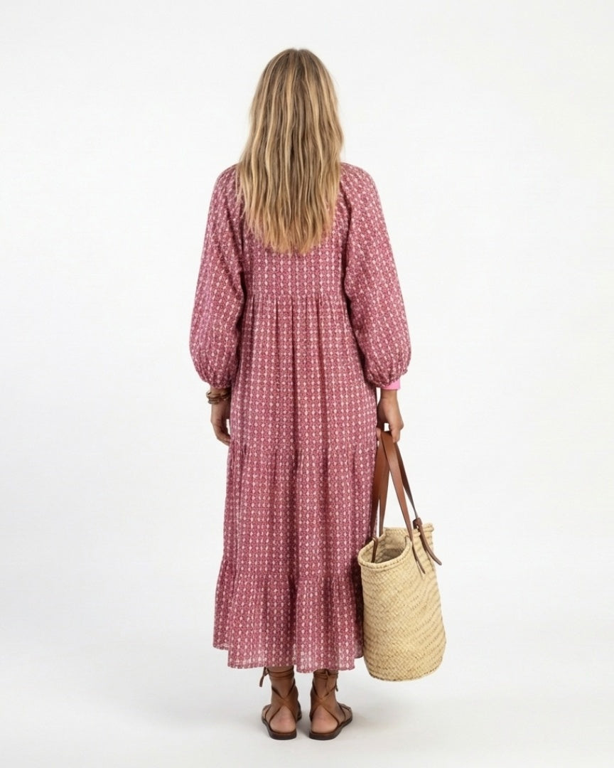 ARLETTE - Long Sleeve Midi Dress