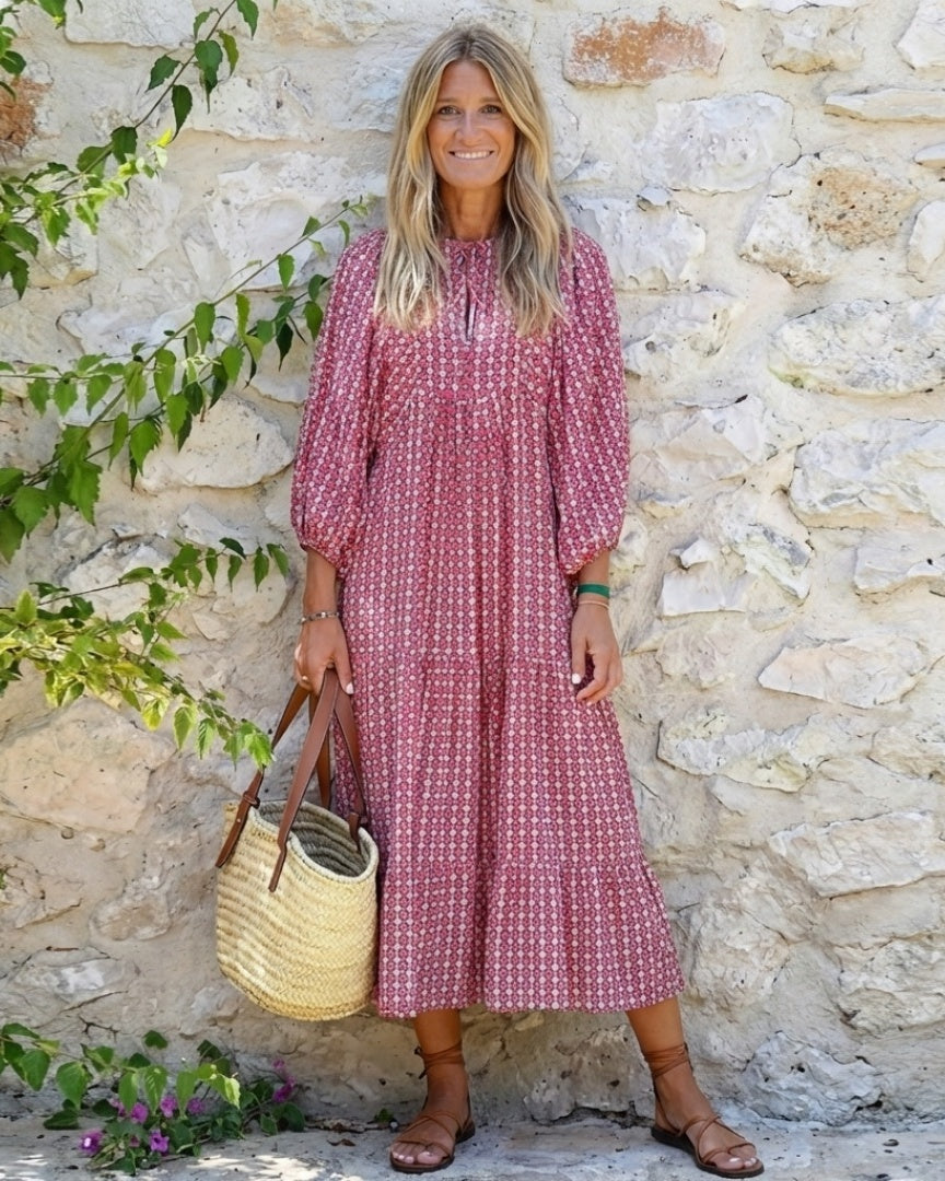 ARLETTE - Long Sleeve Midi Dress
