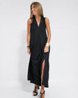 AYANIA - Slimming Dress and Vest Set - Dress - Black
