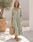 BIELA - Long Shirt Dress - Green