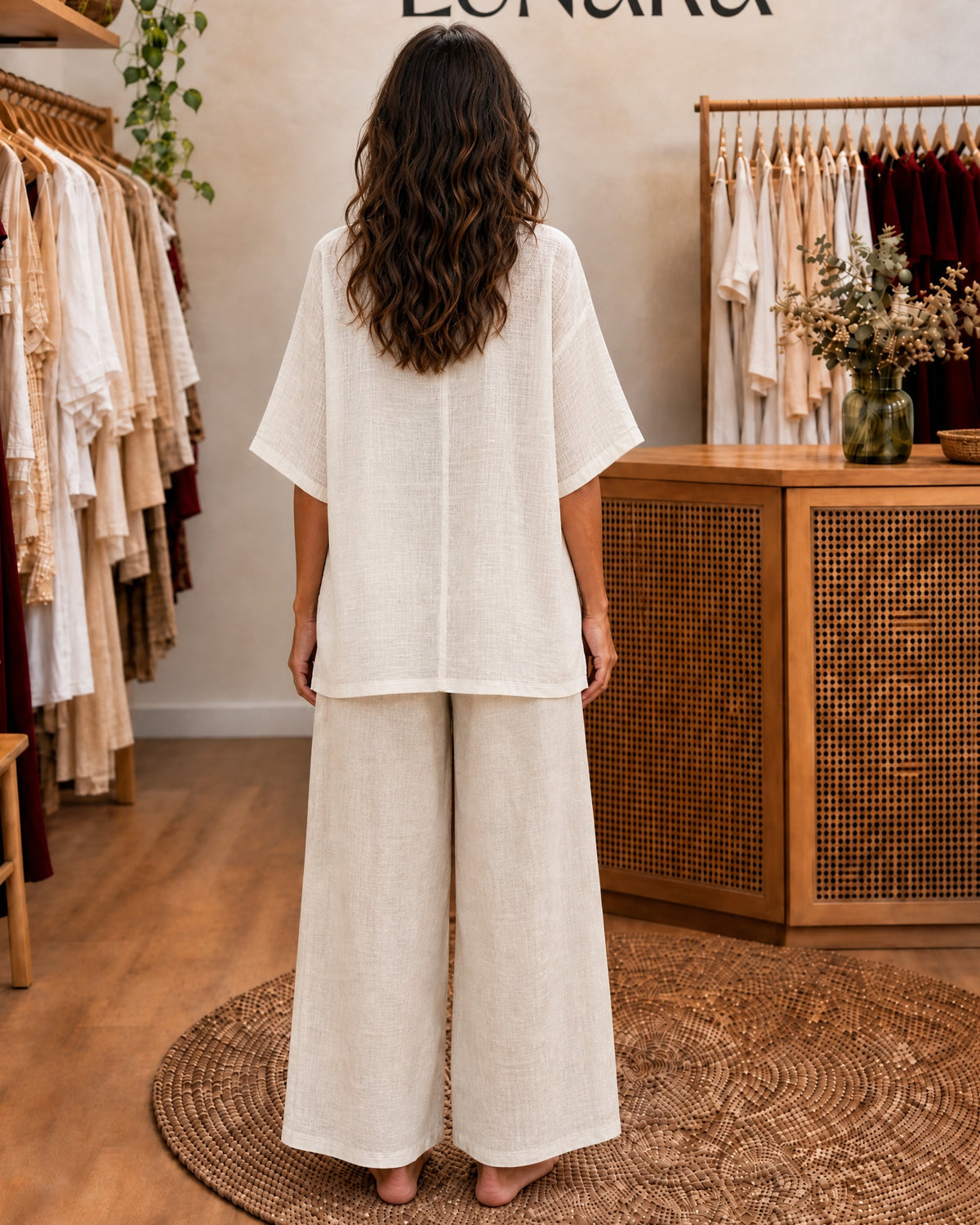 BLOSSOM - Oversized Top & Wide-Leg Set