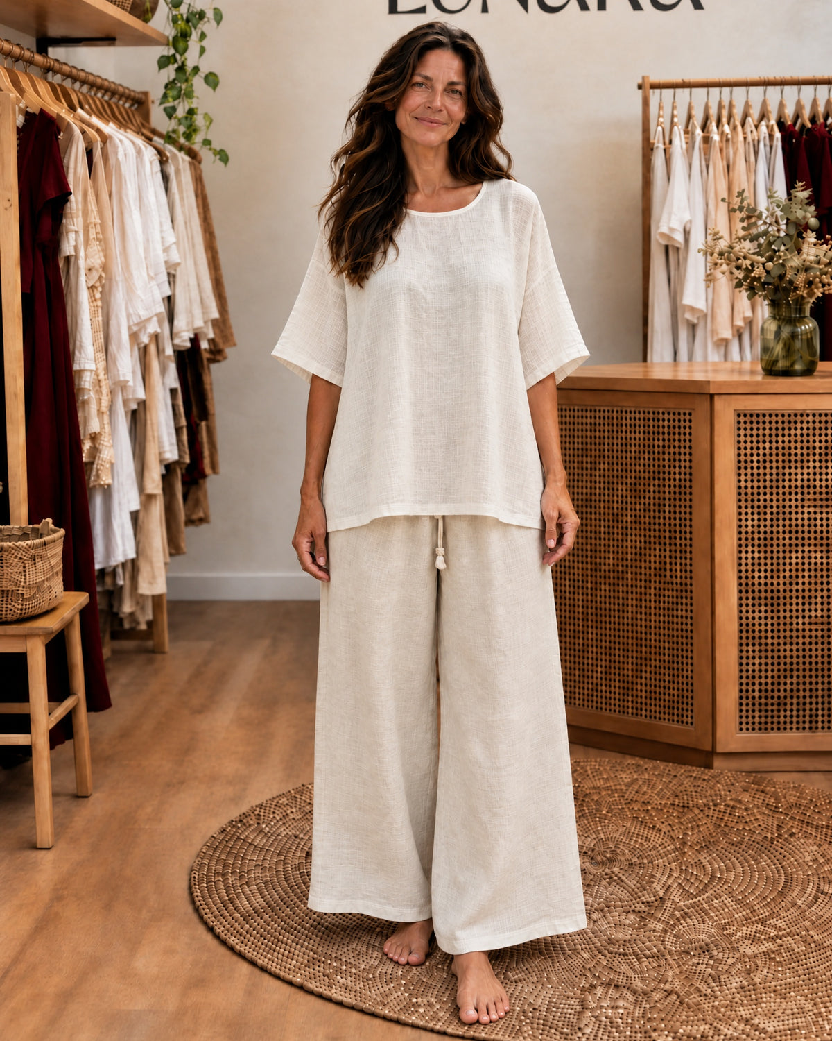 BLOSSOM - Oversized Top & Wide-Leg Set
