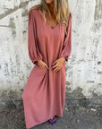 BRONE - Bohemian Long Dress - Pink