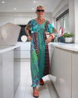 DELISE - Bohemian Dress - Blue