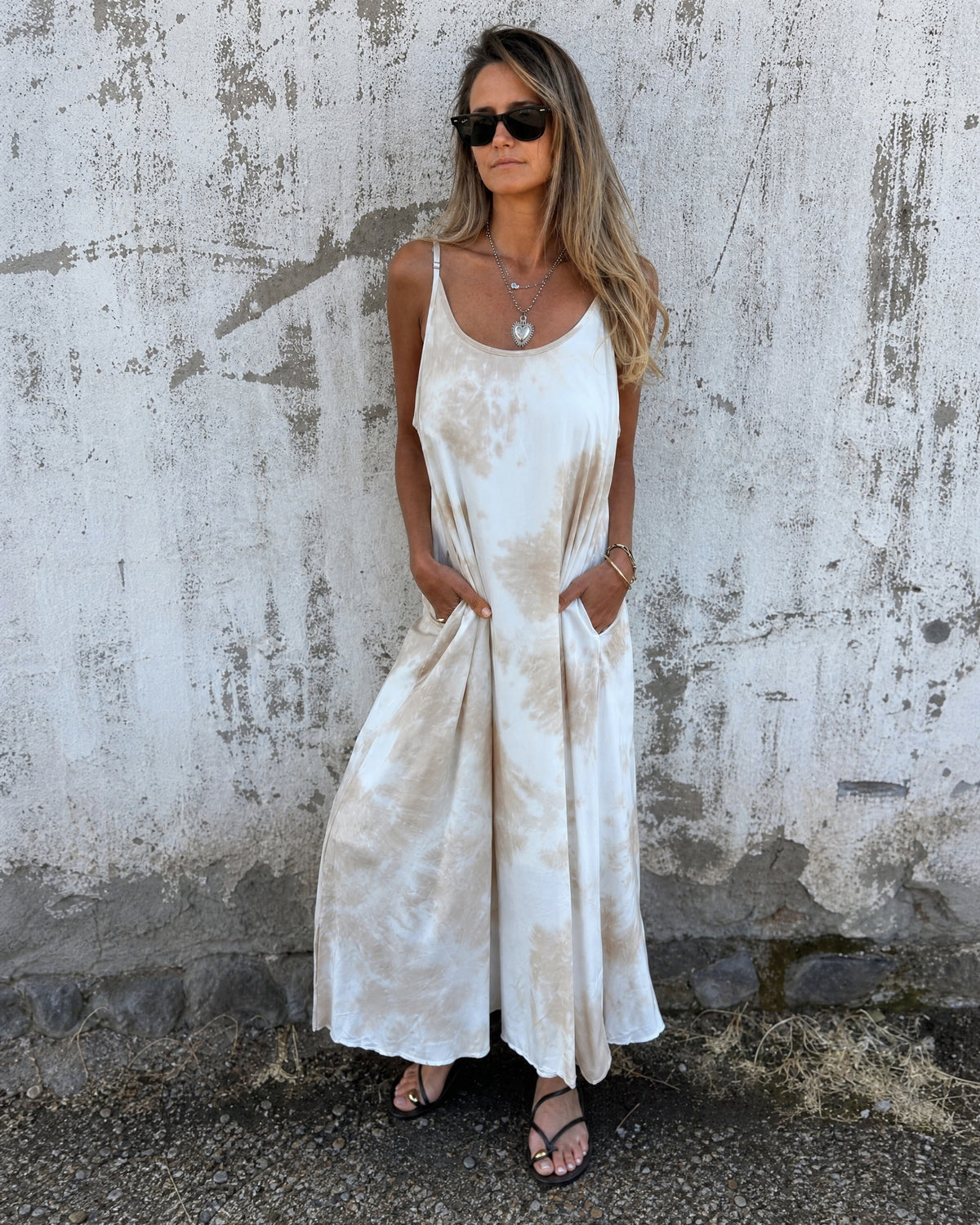 MORGANA - Boho Dress - Beige