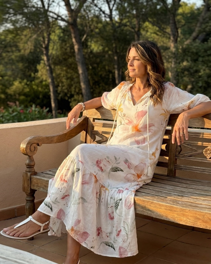 NOA - Floral Tassel Midi Dress
