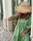 SANDY - Comfortable and Trendy Long Dress - Light Green