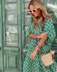 SANDY - Comfortable and Trendy Long Dress - Dark Green