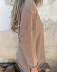 SEMBE - Boho Knit Top - Khaki