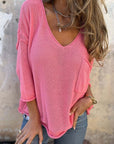 SEMBE - Boho Knit Top - Pink