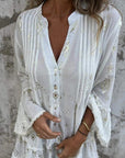 SINDAY - Effortless Boho Dress - White