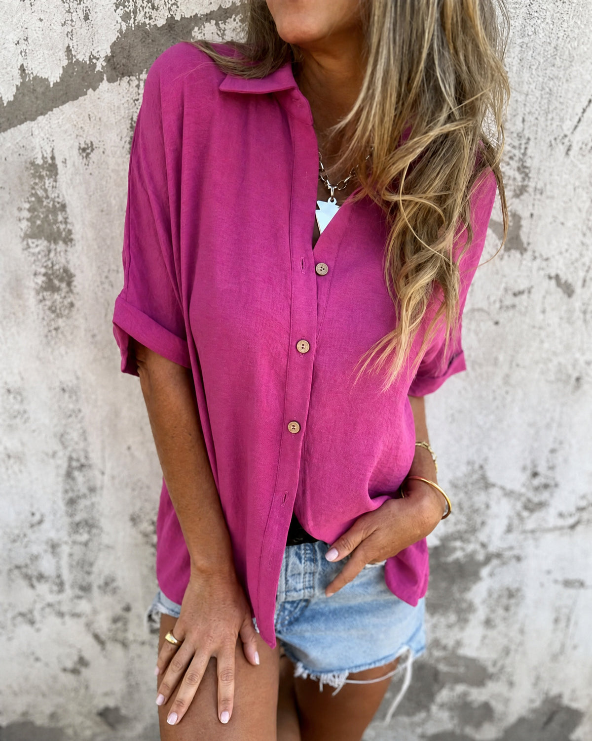 SIRENA - Casual Shirt - Pink