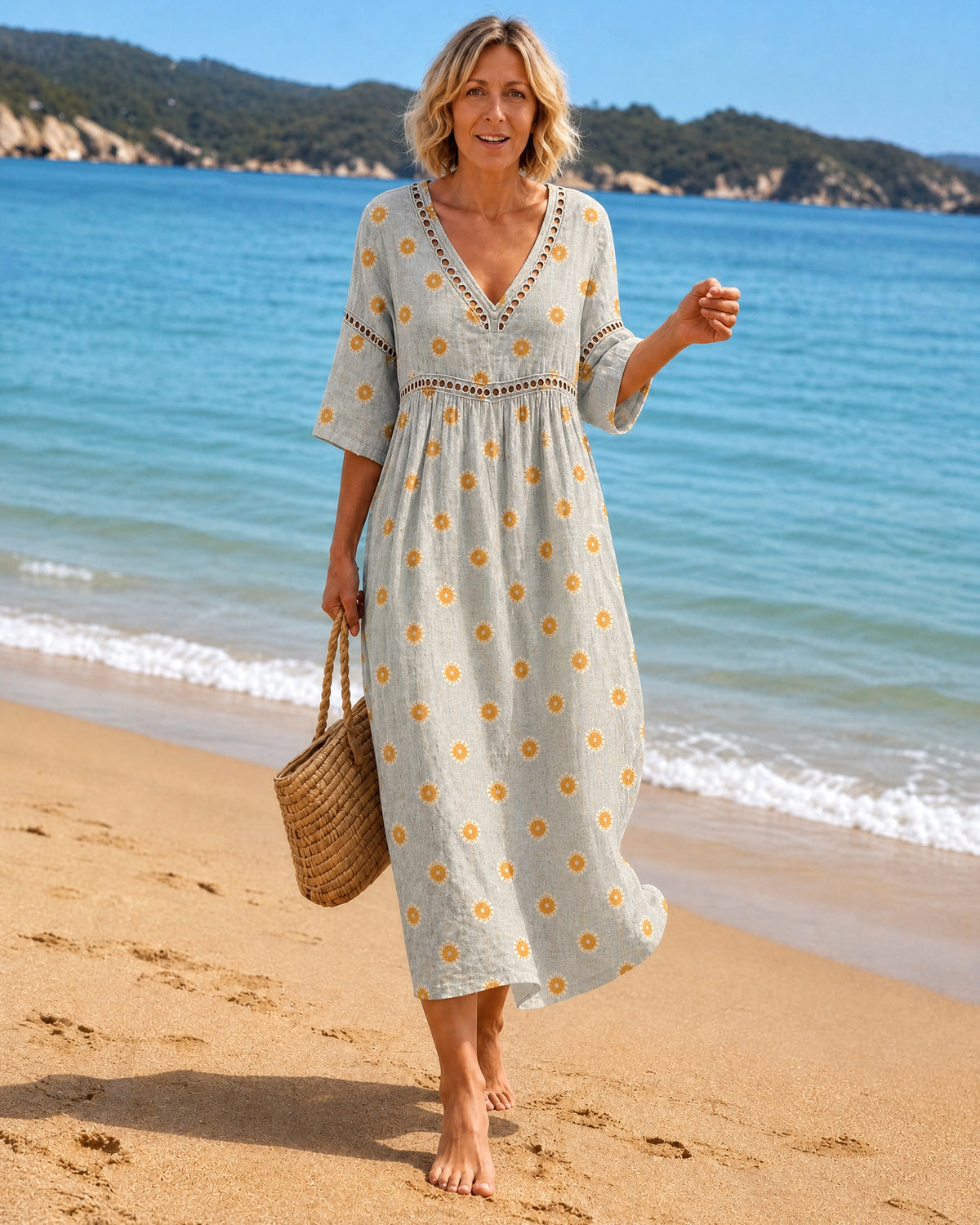 Soft and Light Midi Dress