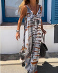 SORIA - Tie Dye Sleeveless Maxi Dress
