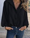 SOROLA - Casual Comfortable Shirt - Black