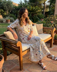 SYLVIE - Botanical Tassel Midi Dress