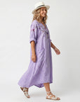 TAVI - Floral Embroidered Midi Dress