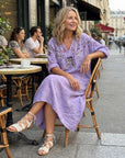 TAVI - Floral Embroidered Midi Dress