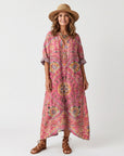 TILDA - Abstract Print Midi Dress