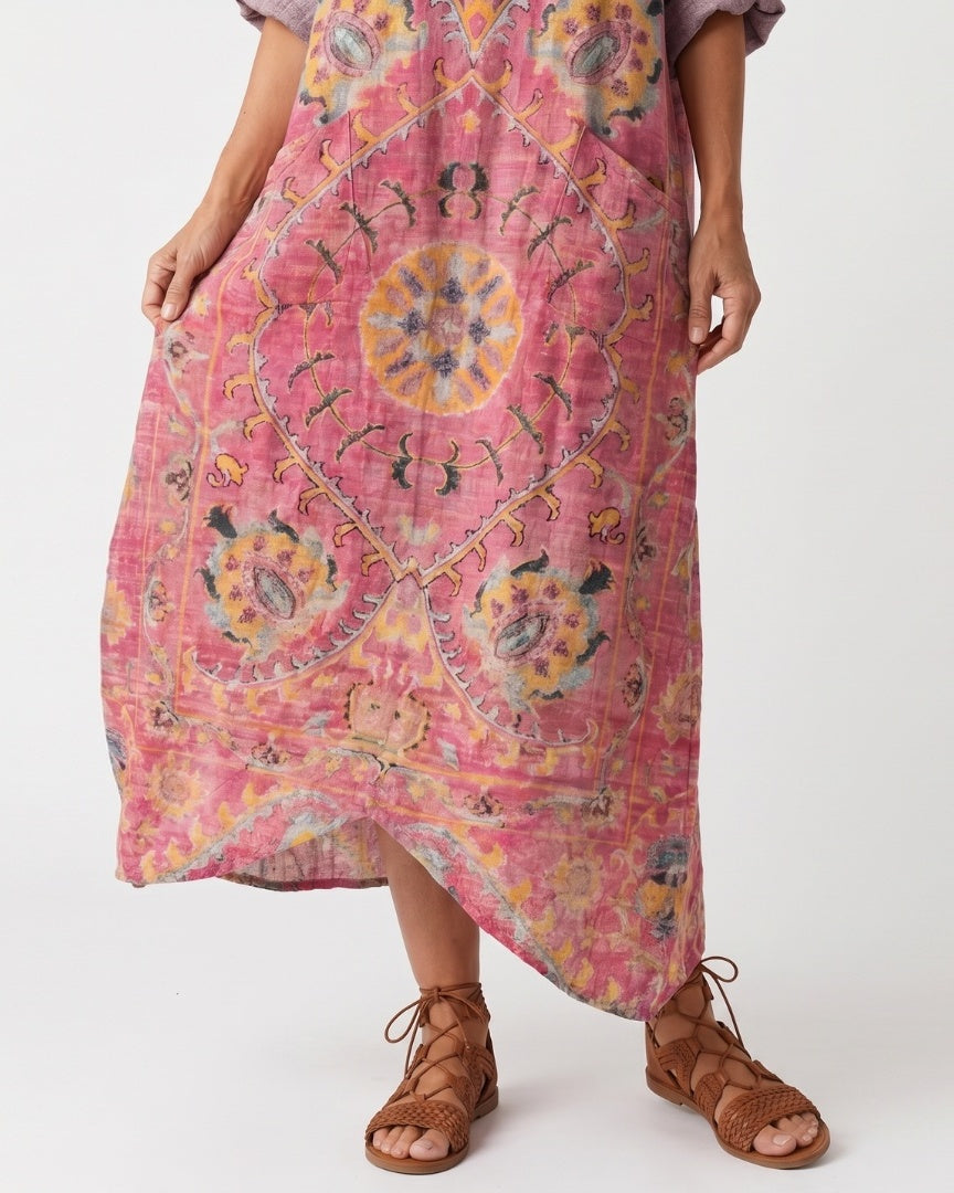 TILDA - Abstract Print Midi Dress