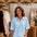 maddison-relaxed-waffle-polo-top-light-blue