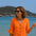 vanesa-linen-dress-with-texture-orange