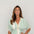 zoro-casual-printed-v-neck-dress-green