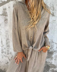 VALENTINA - Effortless Lounge Set - Beige