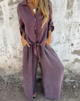 VALENTINA - Effortless Lounge Set - Purple