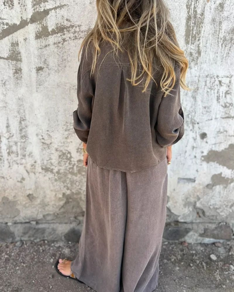 VALENTINA - Effortless Lounge Set - Gray