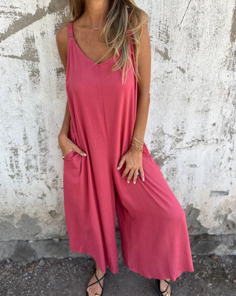 ZAIARA - Casual Jumpsuit - Red