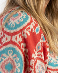 ZARIA - Paisley Print Midi Dress